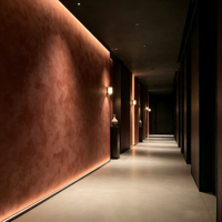 Peinture Métallisée Commerciale Effet Velours, Revêtement Mural Économique, Durable, Résistant aux Rayures et Stable en Couleur pour Hôtels, Galeries et Gîtes