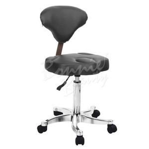 Leather Modern Beauty Salon bar Esthetician <b>Stool</b> - Product Image 1