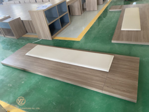 Panneau de tête de lit modulaire en MDF réglable pour hôtel, mobilier sur mesure pour projet <span class=keywords><strong>FF</strong></span>&E de chambre commerciale - Product Image 3