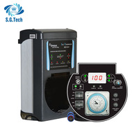 Système de génération de chlore automatique multifonctionnel Water Crown pour piscine au sel, cellule hors sol