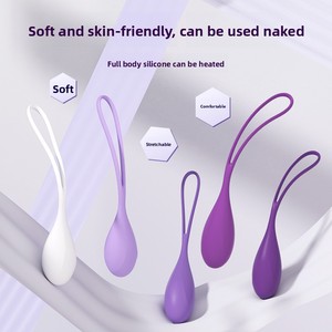 Pesas Vaginales de 5 Bolas, Entrenador de Músculos del Suelo Pélvico Personalizado, Bolas de Kegel, Productos Sexuales de Silicona y Acero para Mujeres - Product Image 3