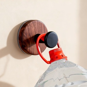 <span class=keywords><strong>Porte</strong></span>-<span class=keywords><strong>manteau</strong></span> mural écologique en bois de noyer noir, style nordique minimaliste, avec crochets à <span class=keywords><strong>ventouse</strong></span> pour cuisine et <span class=keywords><strong>salle</strong></span> de <span class=keywords><strong>bain</strong></span> - Product Image 4