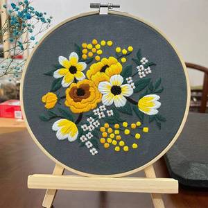 Kit de broderie à l'aiguille DIY de haute qualité, ensemble complet de matériel de couture pour la décoration murale - Product Image 4