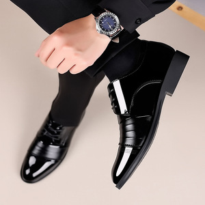Chaussures de Ville pour Homme <span class=keywords><strong>Dolce</strong></span>, Cuir Formel Personnalisable en Noir, Tailles 38-48, Semelle Légère en Caoutchouc Artificiel, Chaussures de Créateur - Product Image 2