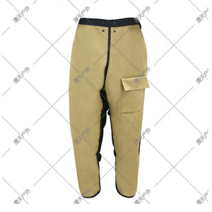 Calentadores de Piernas Anticorte Lumberjack, Pantalones de Protección de 5 Capas para Motosierra, Color Caqui, Protección Profesional para Pantorrillas - Product Image 5
