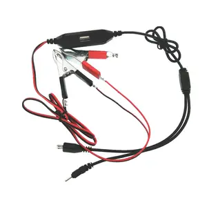 高品质廉价定制电缆小快速剪辑充电器与手机 5V 1A 短吻鳄夹充电器
