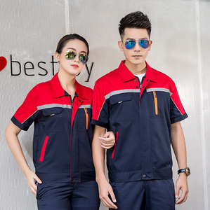 Low Moq Werkkleding Duurzaam Uniform Set Werkkleding Driver Korte Mouwen Werkset - Product Image 1