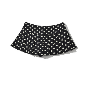 Jupe Midi Country Casuals 100% Soie Noire à Pois Blancs, Taille UK 14, évasée, Neuve Avec étiquettes
