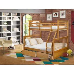 Letti per bambini a castello <span class=keywords><strong>doppio</strong></span> per la ragazza bambini <span class=keywords><strong>letto</strong></span> camera da <span class=keywords><strong>letto</strong></span> in legno letti per bambini a castello con cassetti - Product Image 2