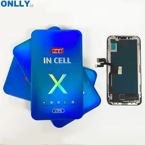 المصنع مباشرة ZY OEM مرنة لينة أموليد OLED لشاشات lcd X تجميع الشاشة لشاشة iPhone X