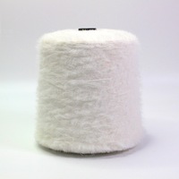 Hot Sale Hochwertige Polyester Fancy Garne 2cm 4cm Kaninchen haar Mohair Nylon Nerz Feder garne für Strick pullover