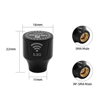 Antena Omnidireccional Tipo Lollipop de Alta Ganancia 5dBi 5.8GHz RHCP, Antena de Transmisión de Video para Drones con Señal Estable