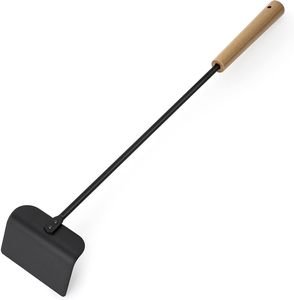 Rastrillo para carbón SEB de 21 pulgadas, herramienta para quitar ceniza de carbón con mango de madera resistente al calor para barbacoas, hornos de pizza y parrillas Kamado - Product Image 1