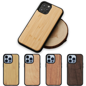 Custodia per <span class=keywords><strong>cellulare</strong></span> in legno custodia in legno massello naturale per iphone 11 12 13 pro max, per iphone 12 pro custodia paraurti in legno - Product Image 1