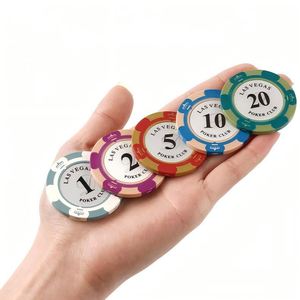 Fichas de Póker de Arcilla Personalizadas para Texas Hold'em, Mahjong y Salas de Cartas, Colores y Logotipo Personalizables - Product Image 6