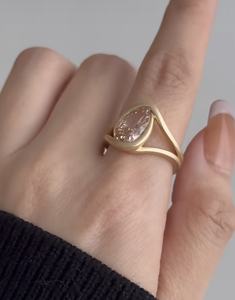 Bijoux fins personnalisés, bague en or véritable 9k 10k 14k 18k PT rose jaune blanc, diamant de laboratoire/pierre précieuse, fabrication en usine - Product Image 3