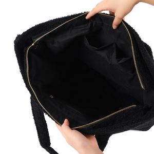 Bolsa de Lona Tipo Teddy Personalizada al por Mayor, Bolsa de Viaje Informal para Adultos, Organizador de Equipaje Plegable con Cierre y Gran Capacidad para Mujeres - Product Image 4