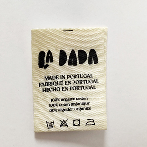 Personalizado al por mayor ropa cuello marca logotipo tejido impresión tela coser <span class=keywords><strong>etiquetas</strong></span> <span class=keywords><strong>para</strong></span> ropa camisa etiqueta - Product Image 2