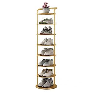Shoe Rack Multi Layer Iron Standing Type For Living Room Sports Shoes Storage Space Saving Narrow Design - Product Image 5