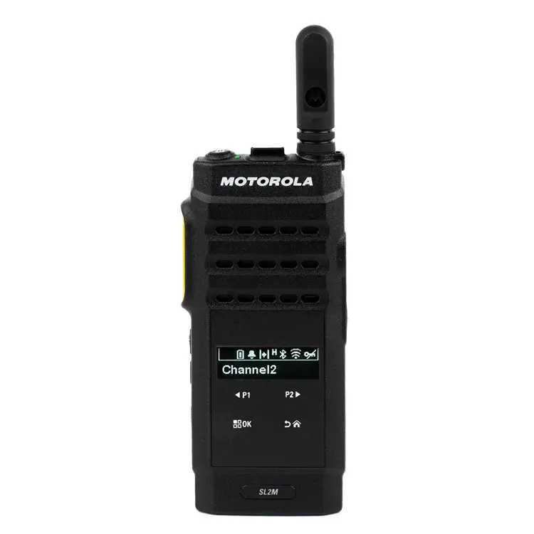 Portable Motorola SL2M push to talk wireless wifi dual band digital two way radio walkie talkie with bluetooth