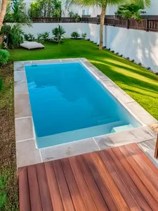 Customized Small <strong>Rectangular</strong> <strong>Swimming</strong> <strong>Pool</strong> with Step Design, Courtyard Landscape <strong>Pool</strong>, Family Outdoor Playing <strong>Pool</strong> - Product Image 2