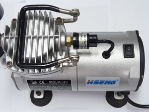 Compresor de Aire Portátil AS18K--<span class=keywords><strong>2</strong></span> de 1/6 <span class=keywords><strong>hp</strong></span> para Pintura en Aerosol, Pistón sin Aceite con Componentes Centrales de Aerógrafo, Motor Refrigerado por Aire - Product Image 6