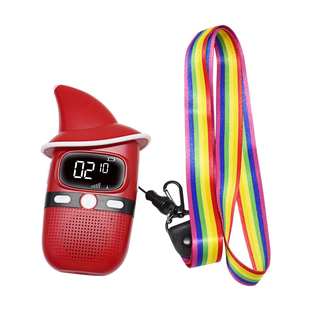 Ucuz fiyat uzun menzilli tip-c şarj edilebilir iki yönlü el feneri walkie-talkie ile el telsizi çocuk oyuncakları