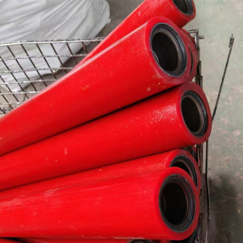 Factory Direct Customized Nylon Roller with PU Rubber Coating for Conveyor Equipment New Condition for Material Handling