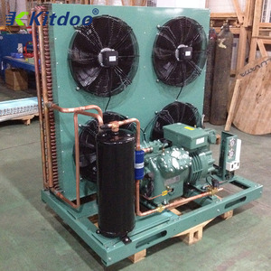 KITDOO 5-20hp pour compresseur scroll, capacité de refroidissement 10KW, unité de réfrigération à air refroidi de type ouvert, en promotion, pour entrepôt frigorifique, moteur basse consommation - Product Image 1