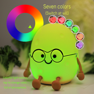Forme de pomme de terre LED Silicone lampe Rechargeable <span class=keywords><strong>veilleuse</strong></span> contrôle tactile pour bébé pépinière et chambre <span class=keywords><strong>veilleuse</strong></span> - Product Image 2