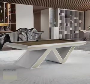 9 ft đa năng hoàn chỉnh bàn bi-a 8 bóng hồ bơi Snooker trò chơi rắn gỗ chân đá đệm vật liệu 9 ft Thiết kế bảng hồ bơi - Product Image 3