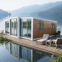 Maison extensible de 20 pieds, installation rapide, maison modulaire 1 à 3 chambres, maison australienne type granny flat, maison pliante, mini-cottage
