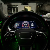 Écran de tableau de bord numérique virtuel LCD Premium 12,3 pouces pour Audi A6 A7 (2013-2018) - Noir Yuefu