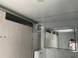 ตู้คอนเทนเนอร์ห้องน้ำห้องน้ำสาธารณะแบบพกพาทำความสะอาดด้วยตนเองตู้คอนเทนเนอร์ห้องน้ำ - Product Image 6