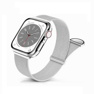 <span class=keywords><strong>Bracelet</strong></span> en maille milanaise magnétique Forwelleny en acier inoxydable pour <span class=keywords><strong>Apple</strong></span> <span class=keywords><strong>Watch</strong></span> Series 11 10 9, <span class=keywords><strong>bracelet</strong></span> réglable pour IWatch - Product Image 1