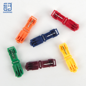 T-loại nhanh chóng <span class=keywords><strong>Coupler</strong></span> nhanh chóng <span class=keywords><strong>Splice</strong></span> nối nhanh chóng dây Doanh uốn thiết bị đầu cuối có sẵn trong sáu màu sắc - Product Image 2