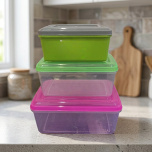 222 rectangular <b>box</b>/container Durable Plastic <b>Storage</b> <b>Box</b> for Food Items and Daily Essentials - Product Image 1
