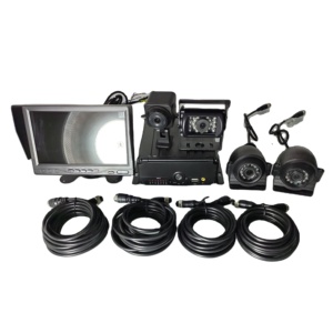 ระบบมอนิเตอร์สำหรับรถบรรทุกรถบัส4CH 4G GPS WiFi ในรถยนต์ DVR 4กล้องชุด mdvr ด้านหน้ามองด้านหลัง IP68กันน้ำมองเห็นกลางคืน - Product Image 1