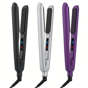 เครื่องหนีบผมไทเทเนียม Smart MCH พร้อมระบบควบคุมแบบสัมผัส อุณหภูมิสูง และดีไซน์หรูหรา ควบคุมด้วยอินเทอร์เฟซดิจิทัล F - Product Image 4
