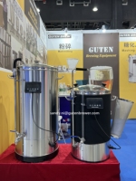 Système de brassage à domicile Guten 70L, cuve en acier inoxydable, équipement de brasserie artisanale, machine à bière, brassoir tout-en-un, microbrasserie