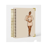 A5 Textur Papier Cover Agenda Mode Beste Geschenke für Mädchen und Dame Benutzer definierte Planer Großhandel Versand bereit Journal Notizbuch