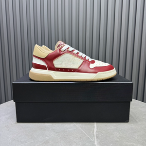 Zapatillas Casuales de Hombre en Azul Claro y Blanco, de Caña Baja, con Parte Superior de Cuero y Suela Gruesa para Uso Diario y Urbano - Product Image 4