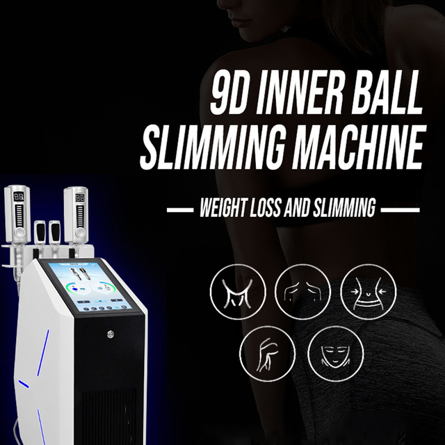 Vertical 360 Rotation Vacuum Inner Ball Roller Slimming Lymphatic Drainage Cellulite Reduction Massager Machine