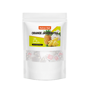 Confezione regalo di tè alle erbe di gelsomino arancione 15 bustine piramidali fruttate miscela floreale naturale bevanda relax - Product Image 6