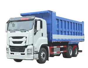 Çin QINGLING ISUZU GIGA VC61 6X4 damperli kamyon hava fren satılık 30 ton damperli kamyonlar damper