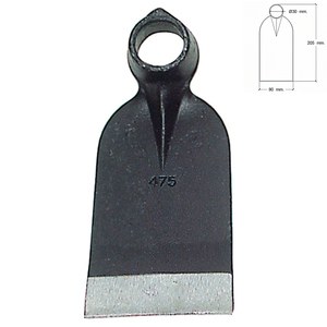 Zappa Forgiata Senza Manico 207/450 Grammi - Product Image 1