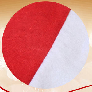 सस्ता लाल महसूस क्रिसमस टोपी, वयस्क बच्चों पॉलिएस्टर xmas टोपी, एक्स पार्टी की छुट्टियों की सजावट के लिए - Product Image 5