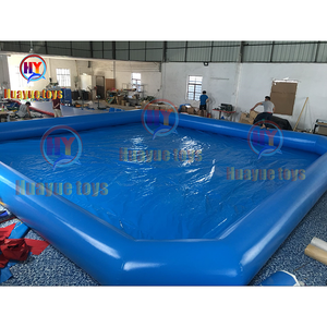 Grande giro gonfiabile 10x6x0.6m piscina gonfiabile quadrata piscina gonfiabile per barche d'acqua - Product Image 6