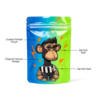 Sachets personnalisés imprimés avec logo, refermables, de qualité alimentaire, pour bonbons, gommes et snacks