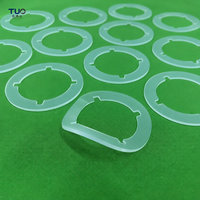 Joint d'étanchéité rond auto-adhésif en silicone transparent de qualité alimentaire, coussinet de pied étanche